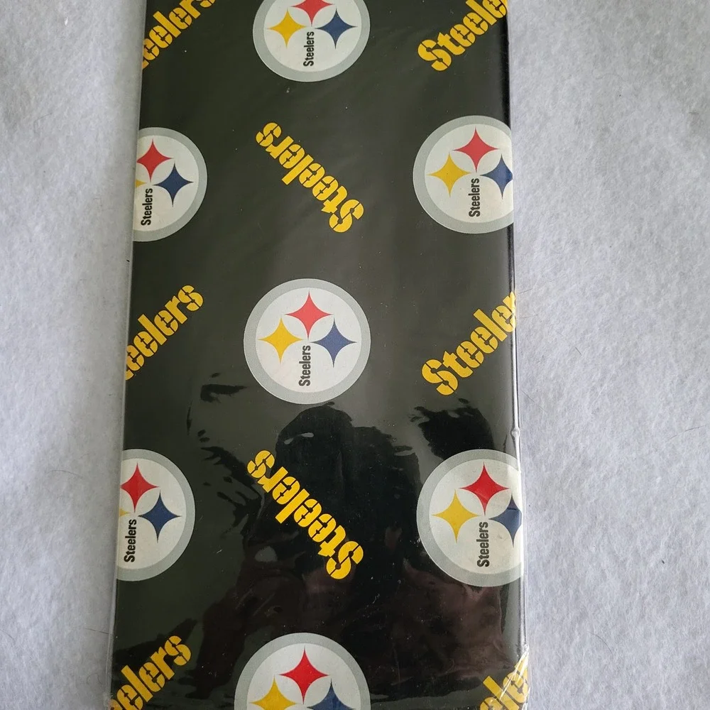 Pittsburgh Steelers Gift Wrap 3 Sheets New 2012 Design Football Wrapping Paper